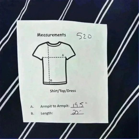 Cynthia Rowley Women's M Blue Striped V-Neck Sleeveless Tank Top - Picture 7 of 8